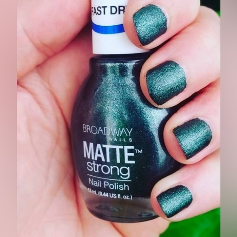 Broadway Colors Matte Strong Nail Polish FAST DRY G148 Out for‎ Fashion